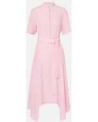 Stella McCartney - Iconic Silk Midi Dress - Lyst