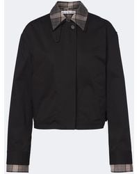 Acne Studios - Layered Cotton Twill Jacket - Lyst