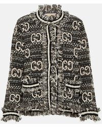 Gucci - GG Boucle And Lame Jacket - Lyst