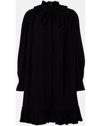 Chloé - Minikleid Aus Seide - Lyst