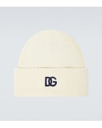 Dolce & Gabbana - Beanie Aus Baumwolle - Lyst