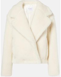 Max Mara - Oggeri Alpaca, Wool, And Silk Teddy Coat - Lyst