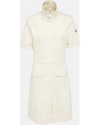 Moncler - Abito Midi Con Logo - Lyst