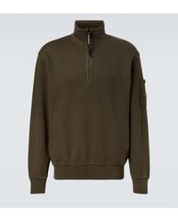 C.P. Company - Lens Cotton Half-Zip Sweatshirt - Lyst