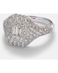 SHAY - Pave 18Kt Pinky Ring With Diamonds - Lyst