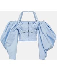 Jacquemus - Blusa Con Maniche A Palloncino - Lyst