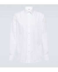 Etro - Camicia Oxford in popeline di cotone - Lyst