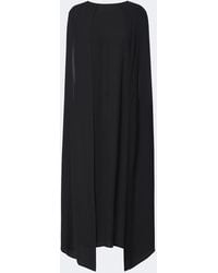 Plan C - Caped Midi Dress - Lyst