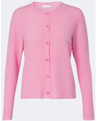 Eres - Sucrerie Pointelle Wool-Blend Cardigan - Lyst