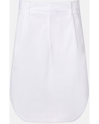 Victoria Beckham - Cotton Cargo Skirt - Lyst