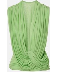 Christopher Esber - Ripple Draped Jersey Top - Lyst