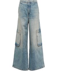 Amiri Jeans anchos tipo cargo - Azul