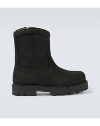 Givenchy - Storm Nubuck Leather Ankle Boots - Lyst