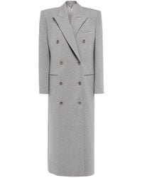 Magda Butrym - Double-breasted Cotton-blend Coat - Lyst