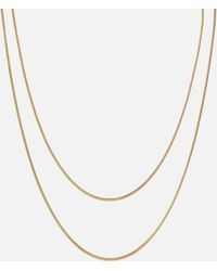 Sophie Buhai - Double Diana 18kt Gold-plated Sterling Silver Necklace - Lyst