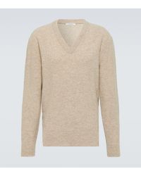 Lemaire - V-neck Wool Sweater - Lyst