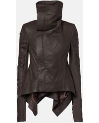 Rick Owens - Naska Leather Biker Jacket - Lyst