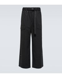 Y-3 - Cotton Cropped Pants - Lyst