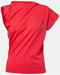 Vivienne Westwood - Top Hebo Orb De Jersey De Algodon - Lyst