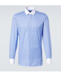Tom Ford - Striped Cotton Satin Shirt - Lyst