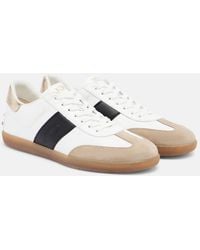 Tod's - Leather Sneakers - Lyst