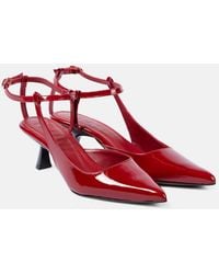 Souliers Martinez - Camelia Patent Leather Pumps - Lyst