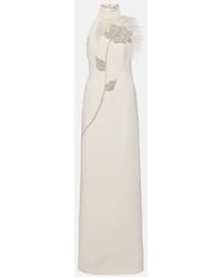 Rebecca Vallance - Starlight Embellished Halterneck Gown - Lyst