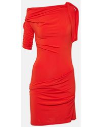 Jacquemus - Das Drapeado Minikleid - Lyst