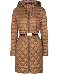 Max Mara Max Mara The Cube Hooded Down Coat - Brown