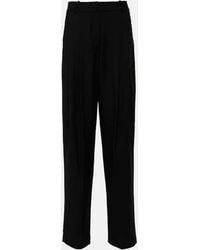 Frankie Shop - Pantaloni Gelso A Gamba Larga E Vita Alta - Lyst