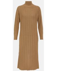 Max Mara - Leisure Midikleid Arezzo Aus Wolle - Lyst