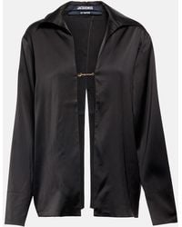 Jacquemus - La Chemise Notte Satin Shirt - Lyst