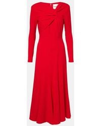 Roland Mouret - Midikleid Aus Cady - Lyst