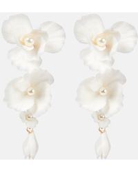 Jennifer Behr - Mariam Floral Drop Earrings - Lyst