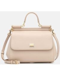 Dolce & Gabbana - Sicily Medium Leather Shoulder Bag - Lyst