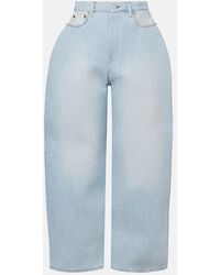 Acne Studios - High-Rise Barrel-Leg Jeans - Lyst