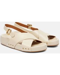 Chloé - Mae Leather Sandals - Lyst
