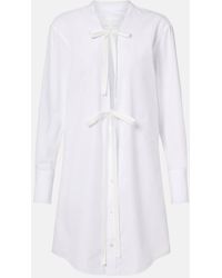 Maison Margiela - Cotton Poplin Shirt Dress - Lyst
