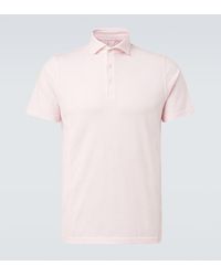 Fedeli - Cotton Jersey Polo Shirt - Lyst