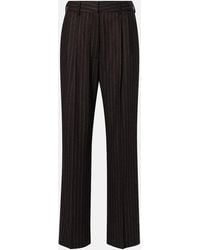 Blazé Milano - Fox Wool And Cashmere Straight Pants - Lyst