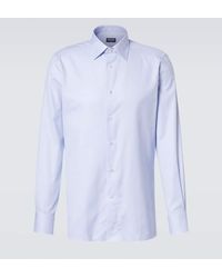 ZEGNA - Oxford-Hemd Aus Baumwolle - Lyst