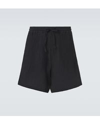 Umit Benan - Julian Linen And Cotton Shorts - Lyst