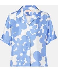 Marni - Floral-Print Shirt - Lyst