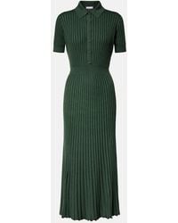 Gabriela Hearst - Amor Cashmere And Silk Midi Dress - Lyst