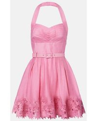 Rebecca Vallance - Petalite Lace-Trimmed Minidress - Lyst