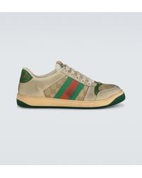 Gucci - Zapatilla Screener de Piel Para Mujer - Lyst