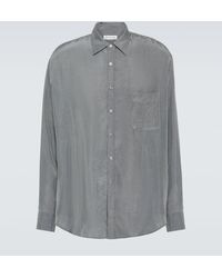 Frankie Shop - Leland Cupro Shirt - Lyst