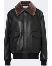 Gabriela Hearst - Chaqueta Grant De Piel Con Borrego - Lyst