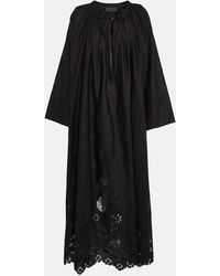 Nili Lotan - Nelya Embroidered Cotton Maxi Dress - Lyst