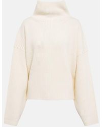 Totême - Ribbed-knit Wool-blend Sweater - Lyst